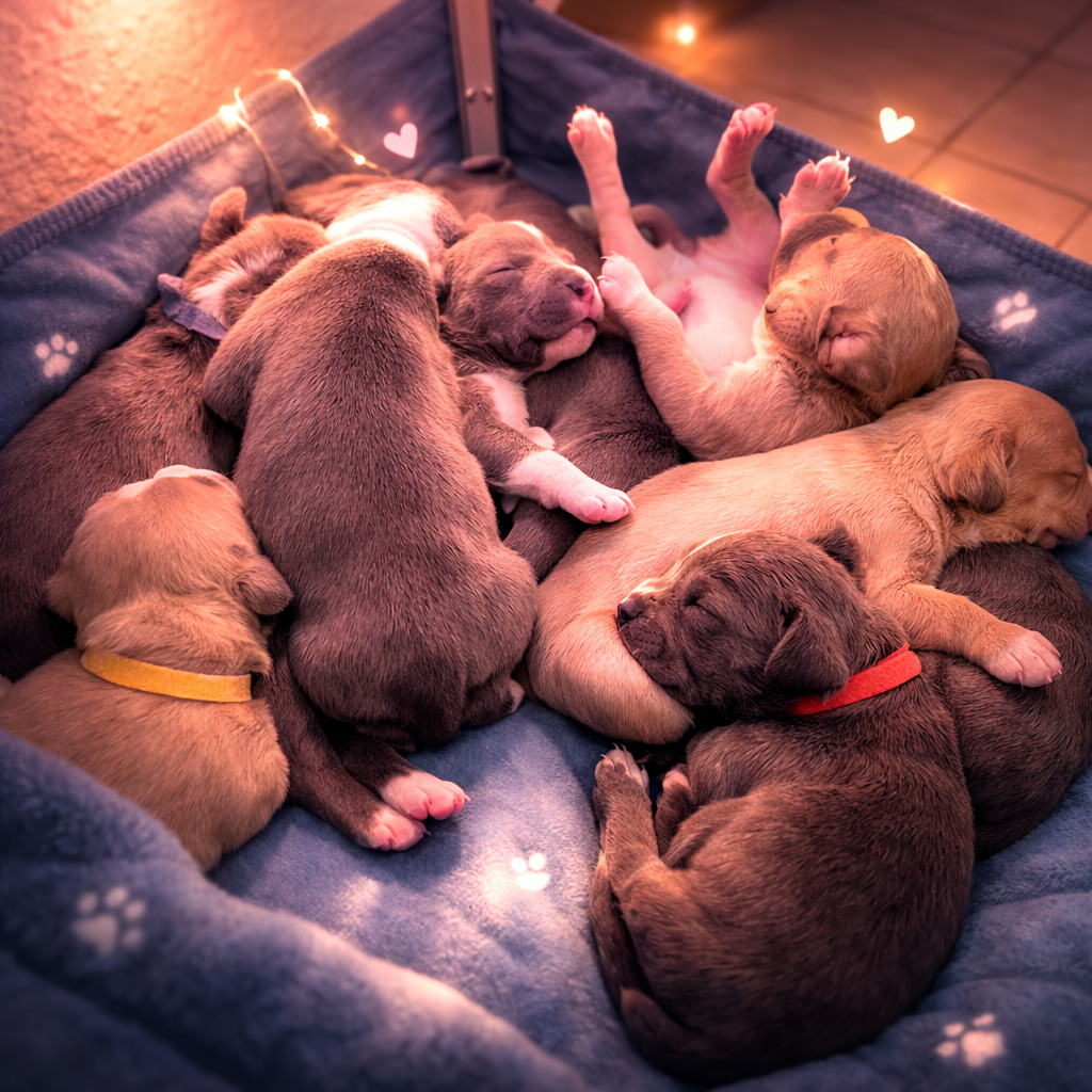 Domaine Bluepearl - American Staffordshire Terrier - Portée née le 24/02/2026